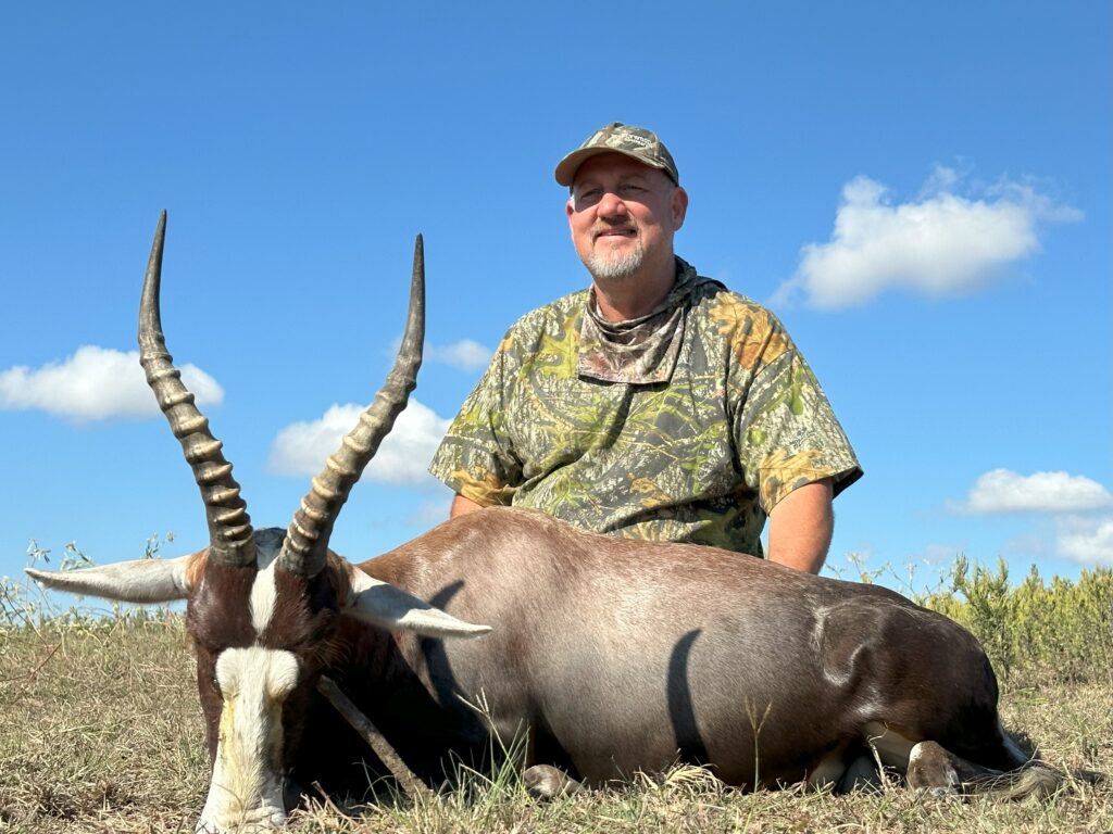 blesbok harvest by Tom C at C5 Whitetails Lodge